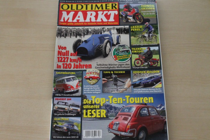 Deckblatt Oldtimer Markt (12/2012)